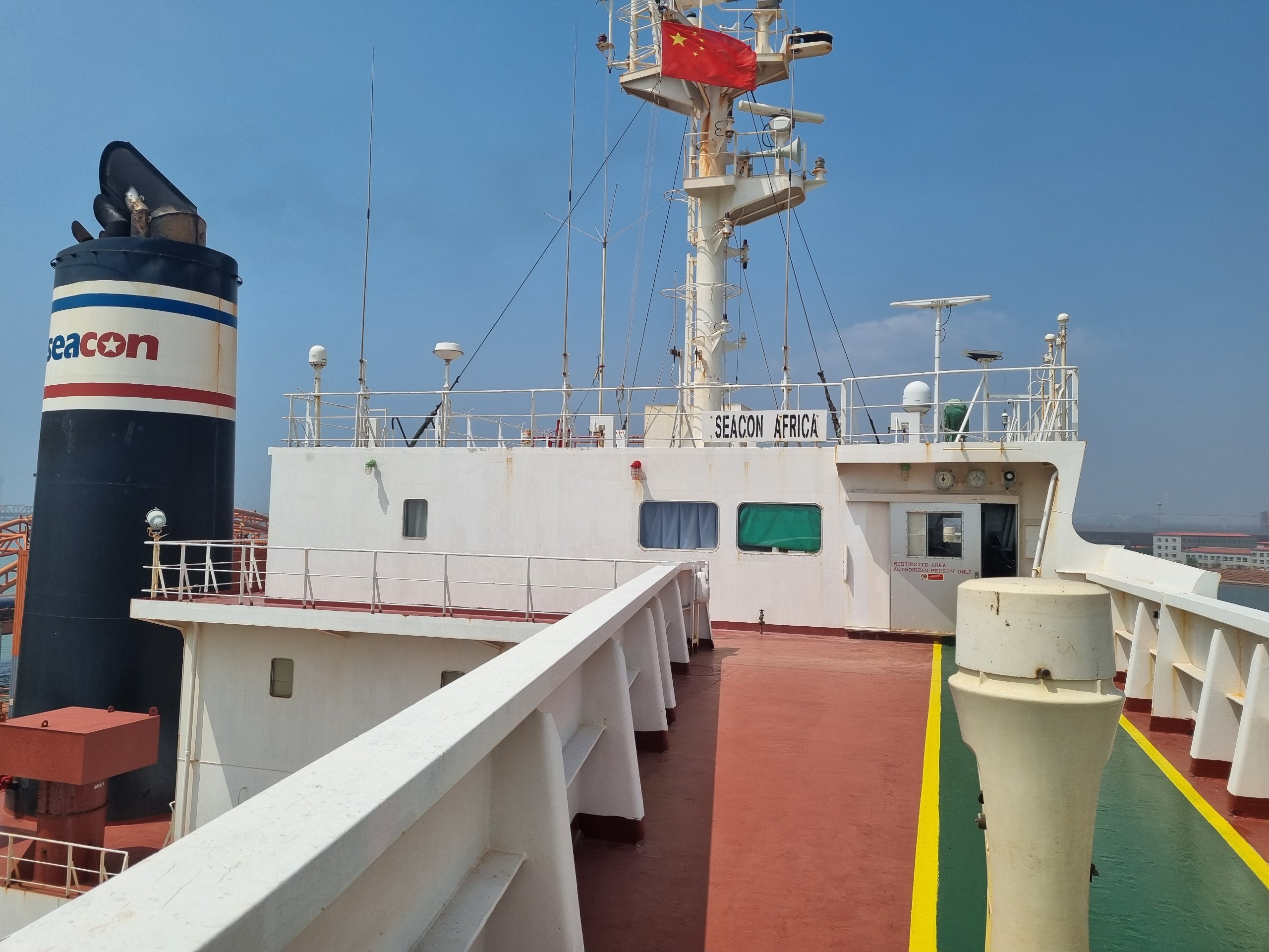 Welcome onboard MV Seacon Africa